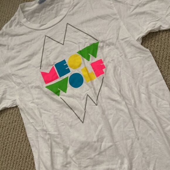 NEW Meow Wolf New Mexico T-Shirt White Multicolored Unisex Size Small Top NWOT - Picture 2 of 6